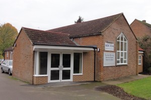 Front view after completion
