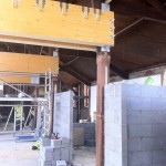 Week 20 - glulam beams in place