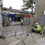 Week 21 - pouring the concrete for the cafe area